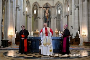 Prière et hommage à la Vierge de l'Almudena, 8 juin 2026 © Vatican Media 