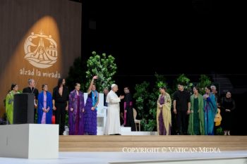 Discours du pape Léon XIV lors de la rencontre « Tisser des réseaux avec le monde de la culture, de l’art, de l’économie et du sport » le 7 juin 2026 © Vatican Media 