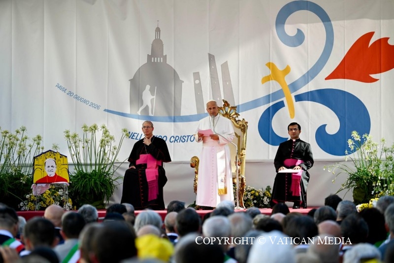 Visite pastorale à Pavie : Rencontre avec la population, 20 juin 2026 © Vatican Media