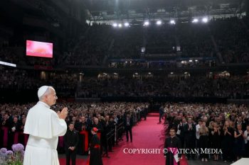 Discours du pape Léon XIV lors de la rencontre « Tisser des réseaux avec le monde de la culture, de l’art, de l’économie et du sport » le 7 juin 2026 © Vatican Media 