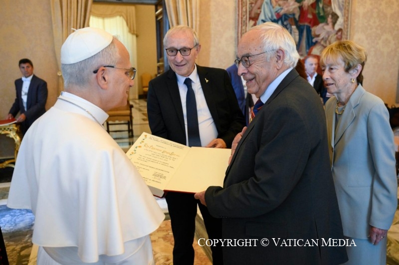 Discours du pape Léon XIV à la délégation de l'Université hébraïque de Jérusalem, 18 juin 2026 © Vatican Media