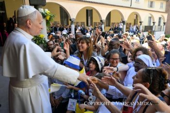 Visite pastorale à Pavie : Célébration de la Parole et vénération des reliques de saint Augustin, 21 juin 2026 © Vatican Media