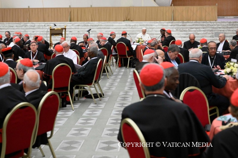 Discours de clôture du consistoire extraordinaire (26-27 juin 2026), 27 juin 2026, © Vatican Media