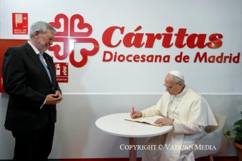 Visite aux opérateurs et aux bénéficiaires du projet social « Cedia 24 Horas » 6 juin 2026 © Vatican Media 