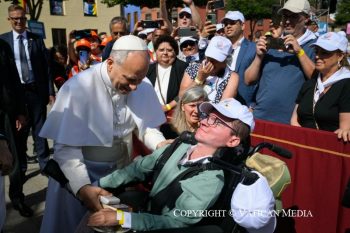 Rencontre avec les organisations d'intégration des migrants, 12 juin 2026 © Vatican Media  