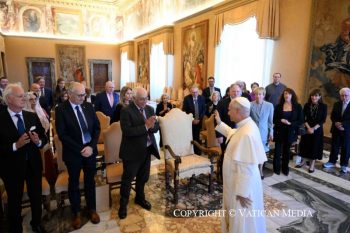 Discours du pape Léon XIV à la délégation de l'Université hébraïque de Jérusalem, 18 juin 2026 © Vatican Media
