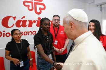 Visite aux opérateurs et aux bénéficiaires du projet social « Cedia 24 Horas » 6 juin 2026 © Vatican Media 