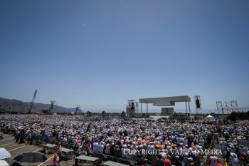 Messe au port de Santa Cruz de Tenerife, 12 juin 2026 © Vatican Media  
