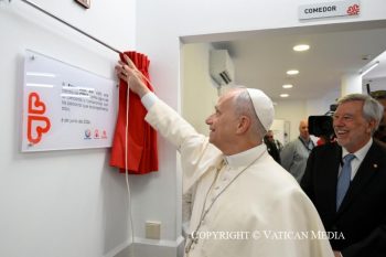 Visite aux opérateurs et aux bénéficiaires du projet social « Cedia 24 Horas » 6 juin 2026 © Vatican Media 