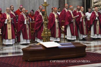 Chapelle papale pour les obsèques du Card. Camillo Ruini, 18 juin 2026 © Vatican media 