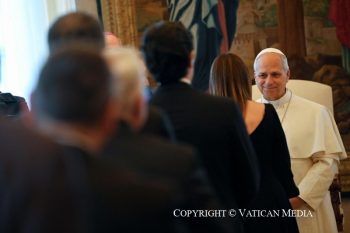 Discours du pape Léon XIV aux participants à la Rencontre internationale sur « Educación sobre salud mental », 30 mai 2026 © Vatican Media  