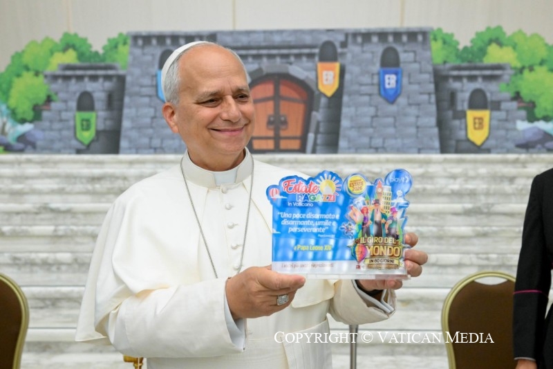 Rencontre avec les participants au Centre d'été du Vatican « Estate Ragazzi in Vaticano », 22 juin 2026 © Vatican Media