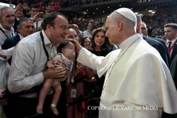 Discours du pape Léon XIV lors de la rencontre « Tisser des réseaux avec le monde de la culture, de l’art, de l’économie et du sport » le 7 juin 2026 © Vatican Media 