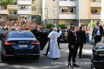 Visite aux opérateurs et aux bénéficiaires du projet social « Cedia 24 Horas » 6 juin 2026 © Vatican Media 