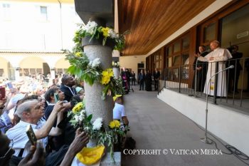 Visite pastorale à Pavie : Célébration de la Parole et vénération des reliques de saint Augustin, 21 juin 2026 © Vatican Media