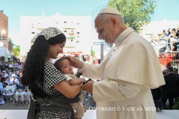 Visite aux opérateurs et aux bénéficiaires du projet social « Cedia 24 Horas » 6 juin 2026 © Vatican Media 