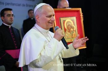 Visite au Centre pénitentiaire « Brians 1 », 10 juin 2026 © Vatican Media