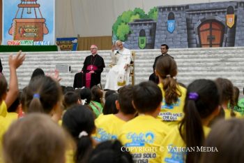 Rencontre avec les participants au Centre d'été du Vatican « Estate Ragazzi in Vaticano », 22 juin 2026 © Vatican Media 
