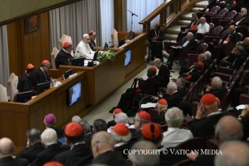 Discours de clôture du consistoire extraordinaire (26-27 juin 2026), 27 juin 2026, © Vatican Media
