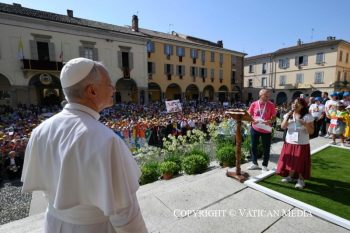 Visite pastorale à Pavie : Rencontre avec la population, 20 juin 2026 © Vatican Media 
