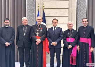Le cardinal Pizzaballa reçoit le titre de chevalier de la Légion d'honneur le 9 juin 2026 à Paris © facebook.com/Latin.patriarchate.of.jerusalem