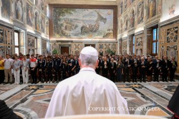 Discours du pape Léon XIV aux membres de la Fédération italienne de natation © Vatican Media