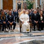 Discours du pape Léon XIV aux membres de la Fédération italienne de natation © Vatican Media
