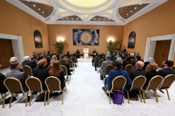 Discours du pape Léon XIV à la délégation de l'« Association of catholic Colleges and Universities », 3 juin 2026 © Vatican Media  
