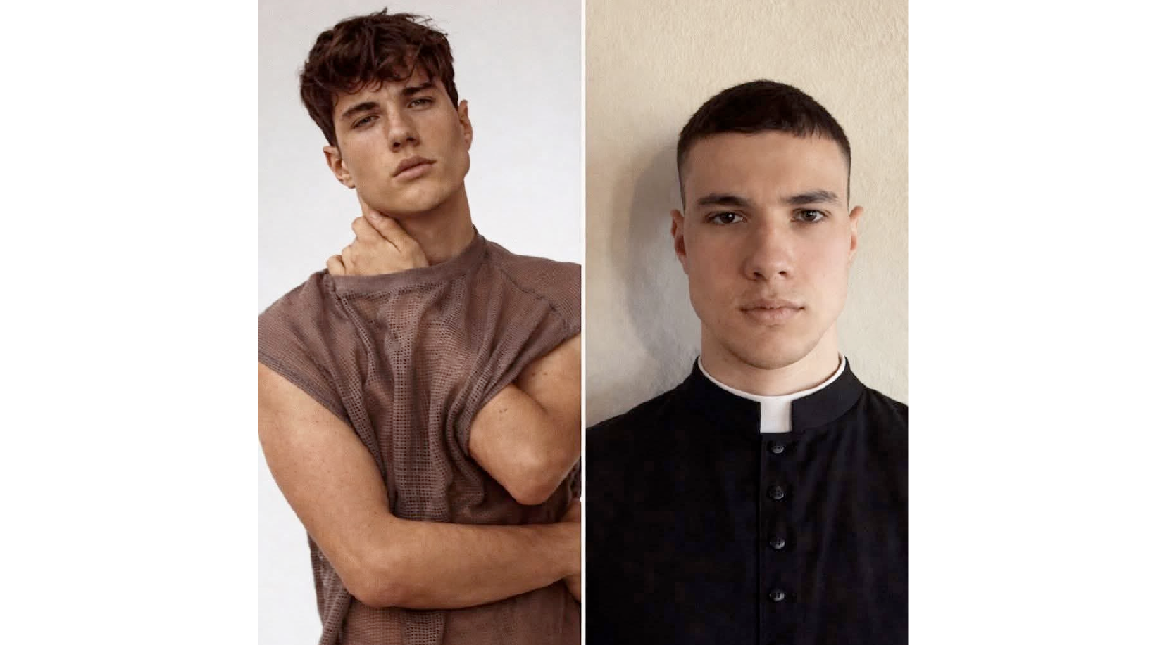 L'homme le plus beau d'Italie nous dévoile sa vie… au séminaire et loin des réseaux sociaux Actuellement, le jeune homme est officiellement en formation au séminaire et collabore pastoralement avec des communautés ecclésiales. Mais au-delà de ses obligations académiques et pastorales, ce qui a le plus retenu l'attention dans ses propos, c'est la sérénité avec laquelle il parle du chemin qu'il a emprunté. 27 AVRIL 2026, 16H44 : TÉMOIGNAGES DE DANTE ALBA, LC , VOCATIONS (ZENIT News / Rome, 27 avril 2026) – Edoardo Santini, connu en Italie pour avoir été élu « homme le plus beau d'Italie » en 2019, fait de nouveau parler de lui, mais cette fois loin des projecteurs du monde de la mode. Le jeune Toscan a récemment confié vivre sa nouvelle étape au séminaire, après avoir décidé de quitter une carrière prometteuse de mannequin pour discerner une vocation sacerdotale qu'il ressentait depuis des années. Santini a acquis une notoriété nationale à seulement 17 ans. Son image a commencé à circuler dans des campagnes publicitaires, sur les réseaux sociaux et lors d'événements de mannequinat. Pour beaucoup, son avenir semblait tout tracé : séances photos, célébrité numérique et opportunités dans le monde du spectacle. Cependant, tandis que sa carrière prenait son essor, un malaise bien plus profond commençait à se manifester en lui. Dans une interview récemment publiée dans les médias italiens et sur les plateformes numériques, Santini a expliqué que sa décision n'était ni soudaine ni impulsive. Au contraire, il a évoqué un cheminement jalonné de « belles rencontres », de personnes qui l'ont aidé à se livrer à une introspection sincère et à ne plus craindre les questions essentielles de son existence. Il a également rappelé l'influence de la paroisse qu'il fréquentait enfant, ainsi que le témoignage de saints et de prêtres qui ont éveillé en lui une quête spirituelle plus profonde. Aujourd'hui, il garde ses distances, de son propre chef, même avec les réseaux sociaux. Un moment décisif fut son séjour auprès de prêtres lors d'une expérience paroissiale. Selon son récit, cette période lui permit de découvrir la beauté d'une vie consacrée au service, de la fraternité quotidienne et d'une foi vécue dans la joie. Loin de l'image rigide ou distante parfois associée au séminaire, Santini décrit ce milieu comme un espace d'épanouissement humain et spirituel. Actuellement, le jeune homme est en formation au séminaire et exerce un ministère pastoral auprès de communautés ecclésiales. Mais au-delà de ses obligations académiques et pastorales, ce qui a le plus retenu l'attention dans ses propos, c'est la sérénité avec laquelle il évoque son parcours. Santini affirme que l'une de ses plus grandes certitudes aujourd'hui est le bonheur intérieur qu'il a trouvé. Honnêtement, il a aussi reconnu avoir eu peur avant de franchir le pas. Il craignait de se tromper, de décevoir ses proches, ou de découvrir plus tard que ce n'était pas sa voie. Cependant, il a expliqué avoir compris quelque chose d'essentiel : même si sa vocation prenait une autre direction à l'avenir, il ne pouvait nier tout le bien qu'il avait déjà vécu durant ce parcours. Cette expérience, a-t-il dit, lui a offert une nouvelle relation aux autres, une nouvelle perspective sur le monde et une joie profonde. Un autre épisode particulièrement émouvant fut le dialogue avec sa famille. Santini a reconnu que tous n'avaient pas accueilli la nouvelle avec la même facilité. Si certains membres de sa famille l'ont soutenu dès le début, sa mère a eu plus de mal à accepter ce changement de vie radical. Il a néanmoins raconté un moment clé : la lecture de la lettre dans laquelle il demandait officiellement son admission au séminaire. Leur réaction s'est conclue par une étreinte et une phrase qui l'a profondément marqué : « Je vois que tu es heureuse. » Aujourd'hui, il affirme que sa famille le soutient pleinement et constitue un pilier de sa vocation. Loin de renier son passé de mannequin, Santini affirme y avoir également trouvé des personnes précieuses et des expériences positives. Il soutient même que Dieu peut se trouver dans tous les domaines, même dans les univers souvent associés aux apparences et à la superficialité. Il ne parle pas d'une rupture amère avec son passé, mais plutôt d'un parcours personnel où chaque étape a contribué à le mener là où il est aujourd'hui. Son cas a suscité un vif intérêt en Italie et à l'étranger car il bouscule les stéréotypes. Santini a choisi de faire une pause pour écouter sa voix intérieure. Il a déclaré dans l'interview que, s'il pouvait légiférer, il interdirait l'accès aux réseaux sociaux aux jeunes car, lorsqu'ils se posent des questions existentielles ou profondes, il est fréquent qu'ils les évitent en se réfugiant dans le monde numérique, une situation qu'il affirme avoir vécue personnellement. Aujourd'hui, avec l'accord du séminaire, bien qu'il soit encore en discernement, Edoardo Santini assure qu'il se sent comblé.