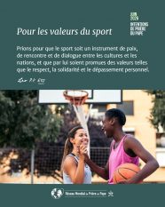 Intention de prière du pape pour juin 2026 - le sport