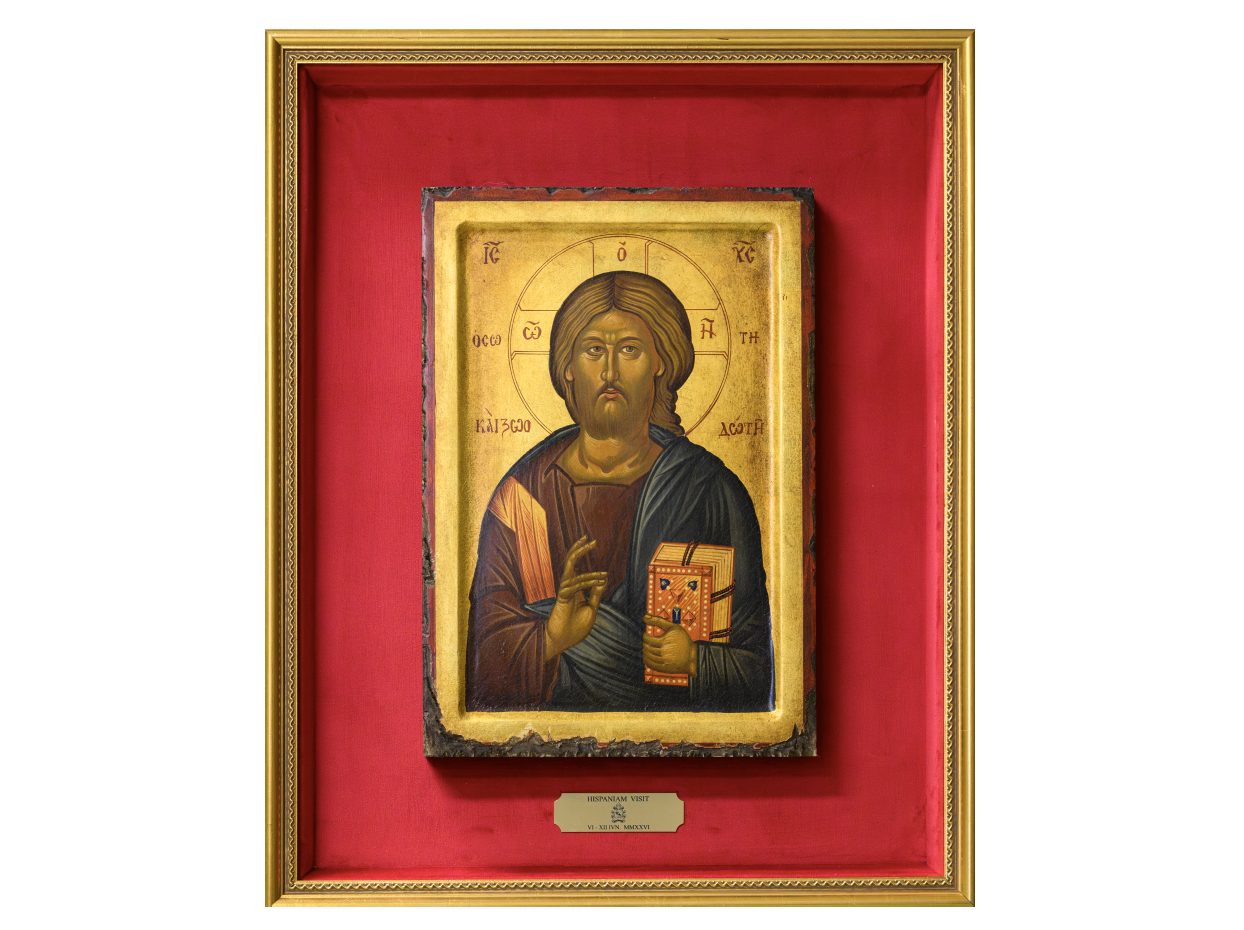 Icône Christ don voyage Espagne