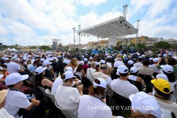 Visite pastorale du Pape Léon XIV à Lampedusa, 4 juillet 2026 © Vatican Media