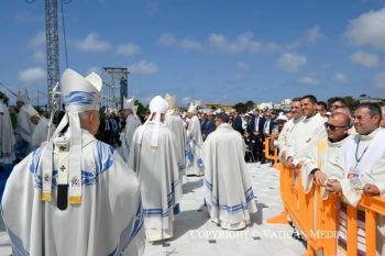 Visite pastorale du Pape Léon XIV à Lampedusa, 4 juillet 2026 © Vatican Media