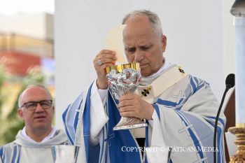 Visite pastorale du Pape Léon XIV à Lampedusa, 4 juillet 2026 © Vatican Media