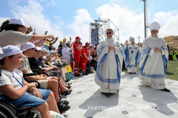 Visite pastorale du Pape Léon XIV à Lampedusa, 4 juillet 2026 © Vatican Media