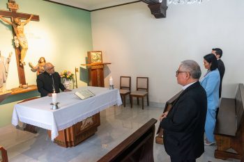 La réunion s'est tenue au siège de la CEP et était présidée par Mgr Carlos García Camader © Conférence épiscopale péruvienne