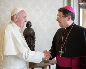 Avec le pape François, avril 2016 © Vatican Media