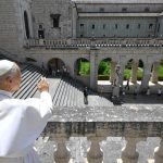 Visite du pape dans le monastère du Mont-Cassin le 20 juillet 2026 © Vatican Media 