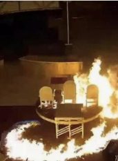Église Saint-Jacques de Medjugorje incendiée © infovaticana.com