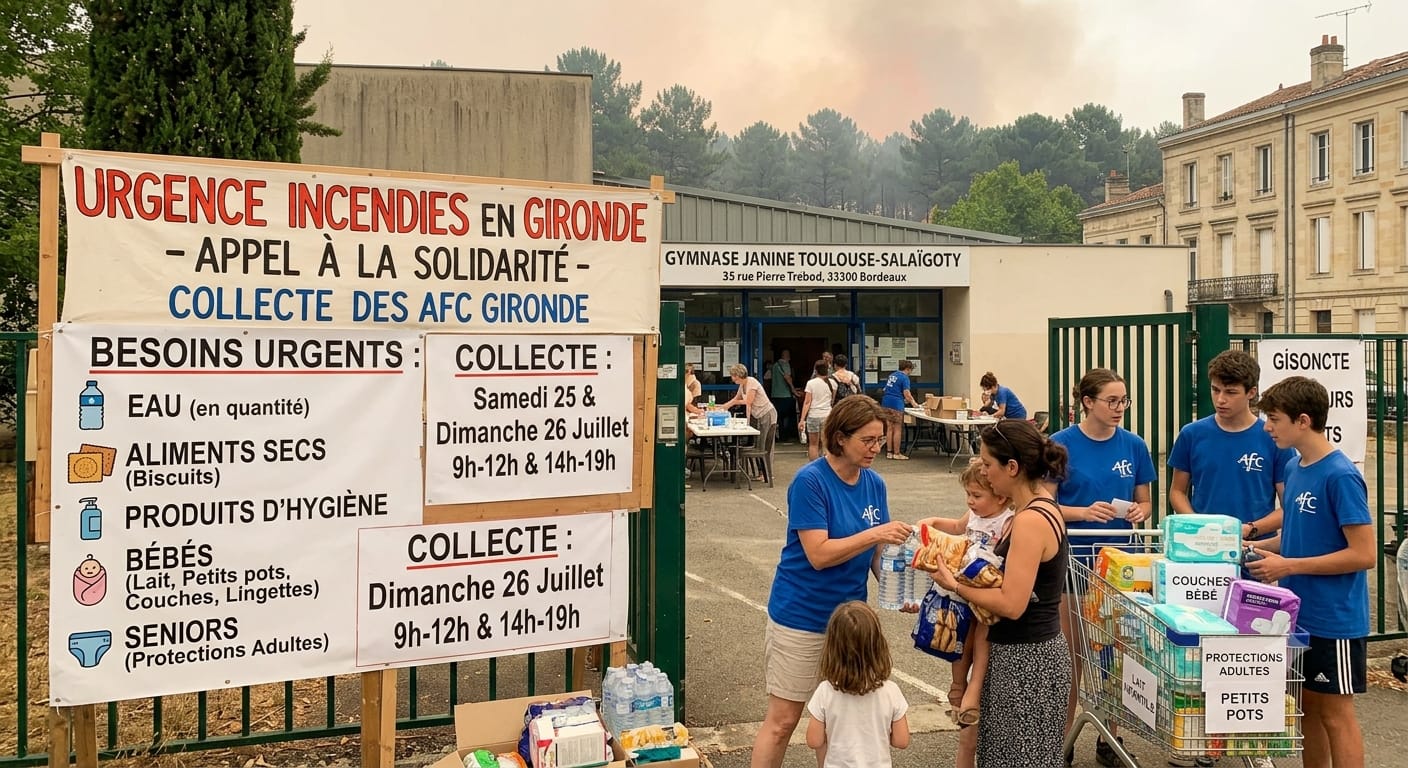 Incendies Gironde