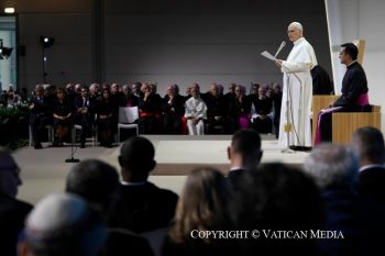 Discours du Saint-Père aux participants au 47e Meeting pour l'amitié entre les peuples à Rimini, 22 août 2026 © Vatican Media