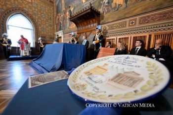 Visite pastorale en République de Saint-Marin : Discours aux autorités et à la société civile, 22 août 2026 © Vatican Media 