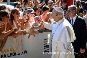 Discours du Saint-Père aux participants au 47e Meeting pour l'amitié entre les peuples à Rimini, 22 août 2026 © Vatican Media
