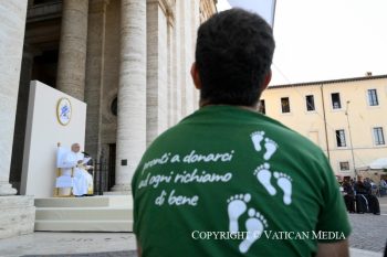 Visite pastorale à Assise : Rencontre du Saint-Père avec les jeunes participant au « Go! Franciscan Youth Meeting 2026 », 6 août 2026 ©  Vatican Media
