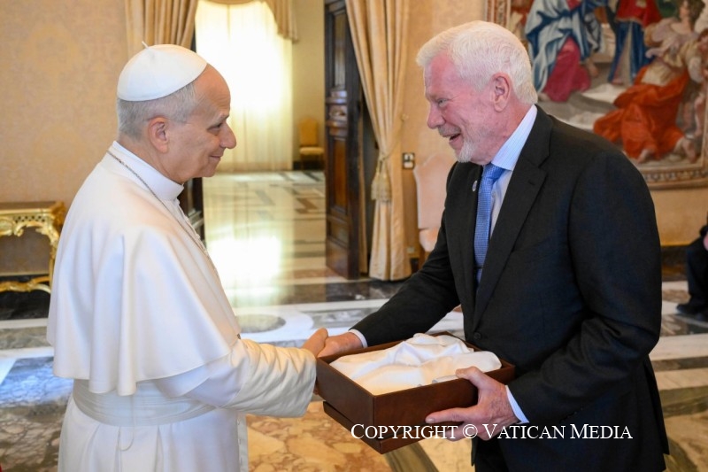 Audience à la délégation de la Société de Saint-Vincent-de-Paul des États-Unis d'Amérique 28 août 2026 © Vatican Media
