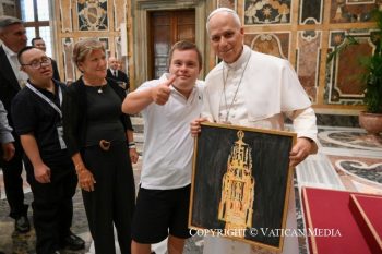 Discours du Saint-Père aux Membres de la Fondation Marsodeto (Tolède-Espagne), 24 août 2026 © Vatican Media