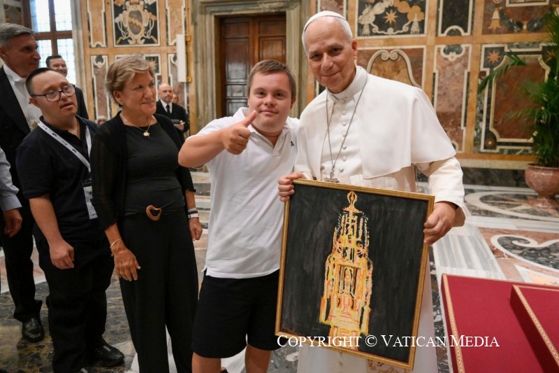 Discours du Saint-Père aux Membres de la Fondation Marsodeto (Tolède-Espagne), 24 août 2026 © Vatican Media