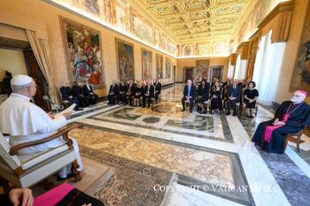 Audience à la délégation de la Société de Saint-Vincent-de-Paul des États-Unis d'Amérique 28 août 2026 © Vatican Media