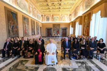 Audience à la délégation de la Société de Saint-Vincent-de-Paul des États-Unis d'Amérique 28 août 2026 © Vatican Media