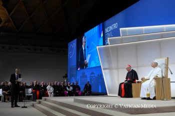 Discours du Saint-Père aux participants au 47e Meeting pour l'amitié entre les peuples à Rimini, 22 août 2026 © Vatican Media